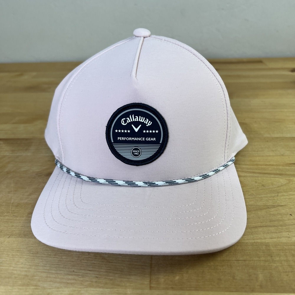 Callaway Bogey Free Pink Pearl Adjustable Snapback‎ Golf Hat Cap NEW